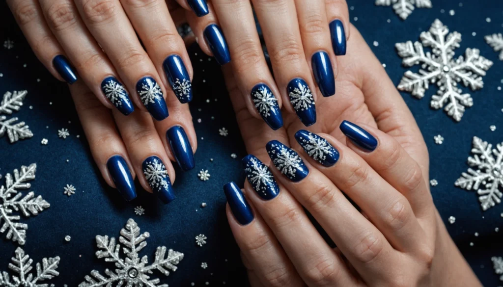 idée nail art hiver