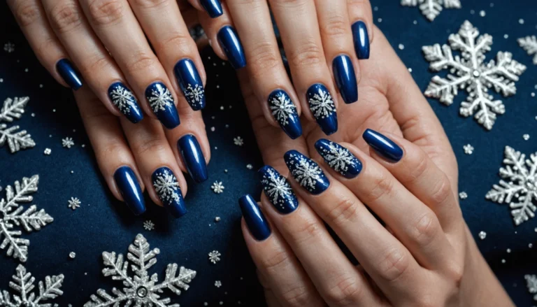 idée nail art hiver