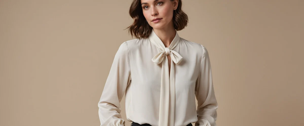 blouse à nouer devant