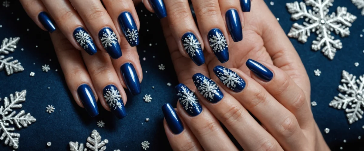 idée nail art hiver